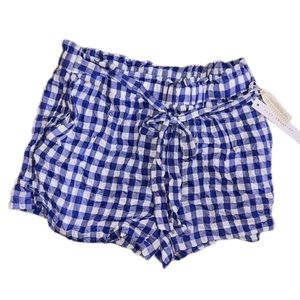 Jane + Delancey Picnic Blue & White Plaid Shorts